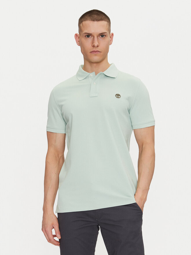 Timberland Timberland Pólóing TB0A6VDP Zöld Regular Fit