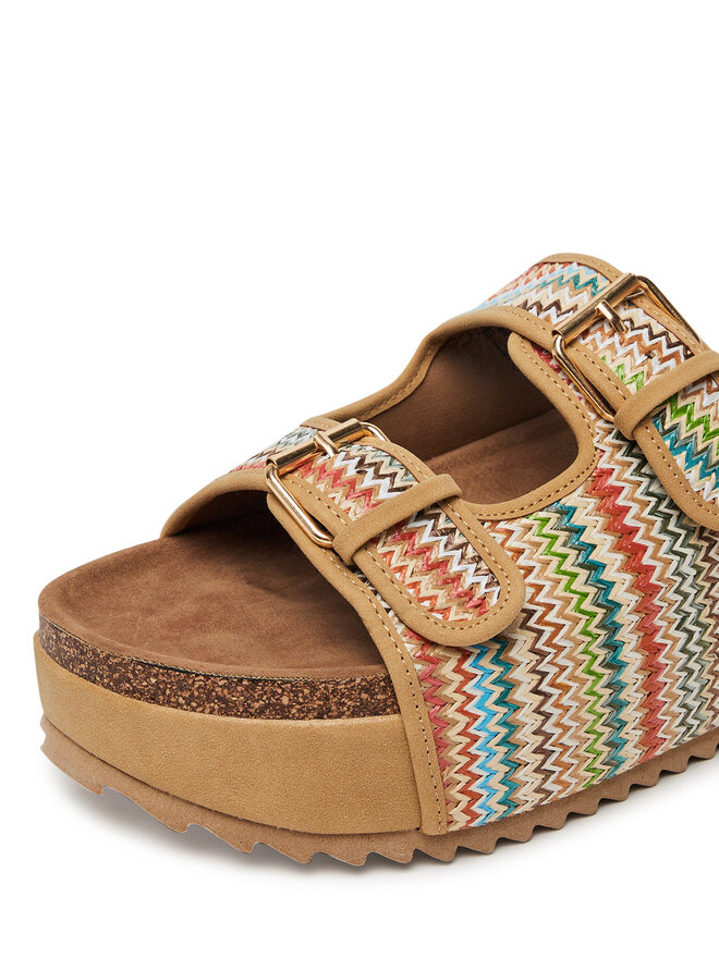 DeeZee Pantoletten DeeZee LB-P1742 Beige