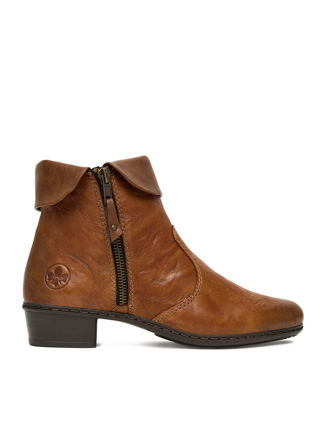 Rieker Botki Rieker Y07A8-22 Brązowy