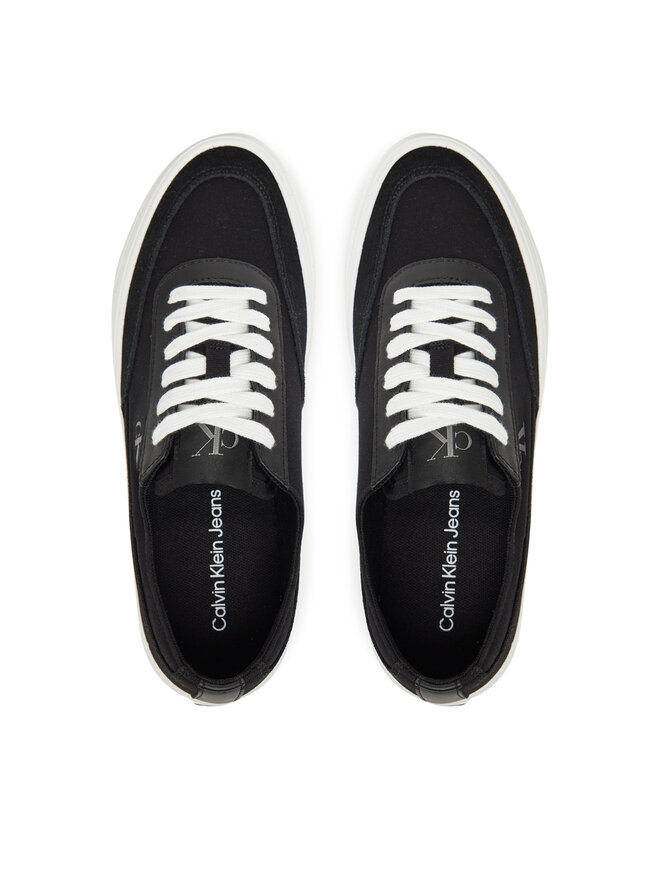 Calvin Klein Jeans Sneakers Calvin Klein Jeans Vulc Flatform Low Cv Mix Mg YW0YW01770 Nero