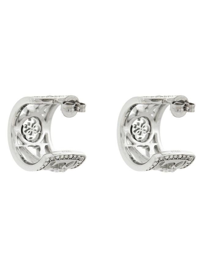 Guess Náušnice Guess JUBE05 036JW Strieborná