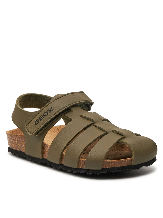 Geox Σανδάλια Geox J Ghita Boy J458LA 000BC C3009 S Χακί