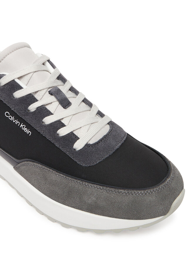 Calvin Klein Сникърси Calvin Klein Low Top Lace Up Repreve Mix HM0HM01714 Сив