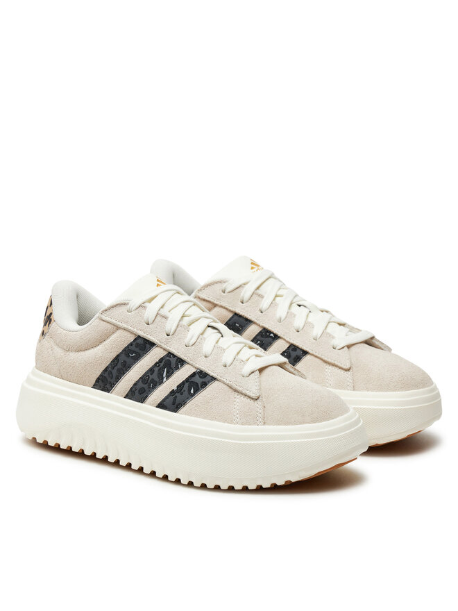 adidas Снікерcи adidas Grand Court Platform IE3620 Бежевий