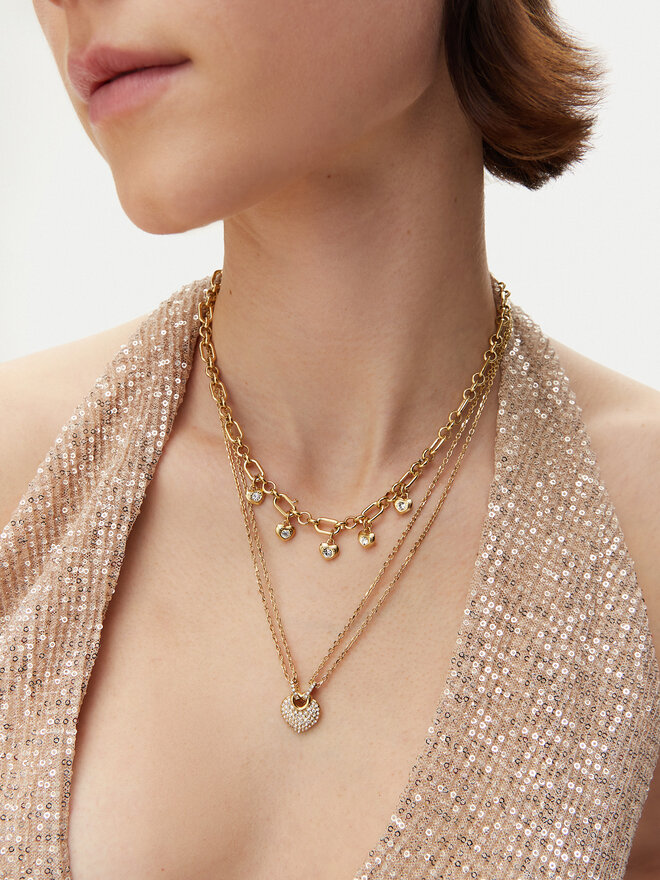 Guess Nyaklánc Guess JUBN05 208JW Arany
