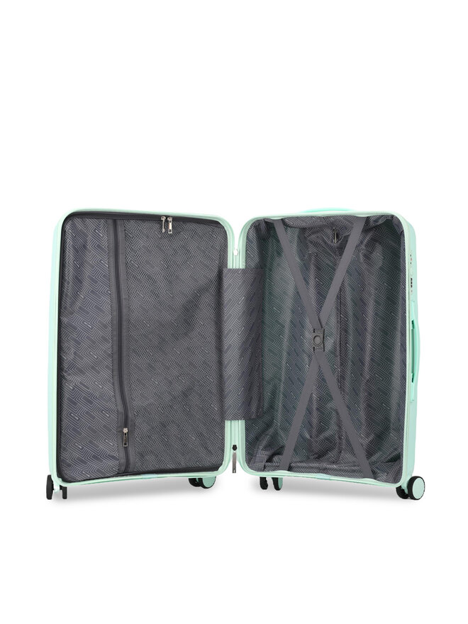 Semi Line Μεσαία Βαλίτσα Semi Line T5831-2 Πράσινο