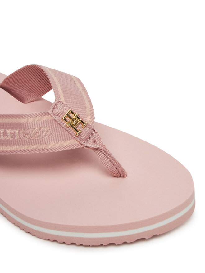 Tommy Hilfiger Žabky Tommy Hilfiger Hilfiger Webbing Beach Sandal FW0FW08515 Růžová