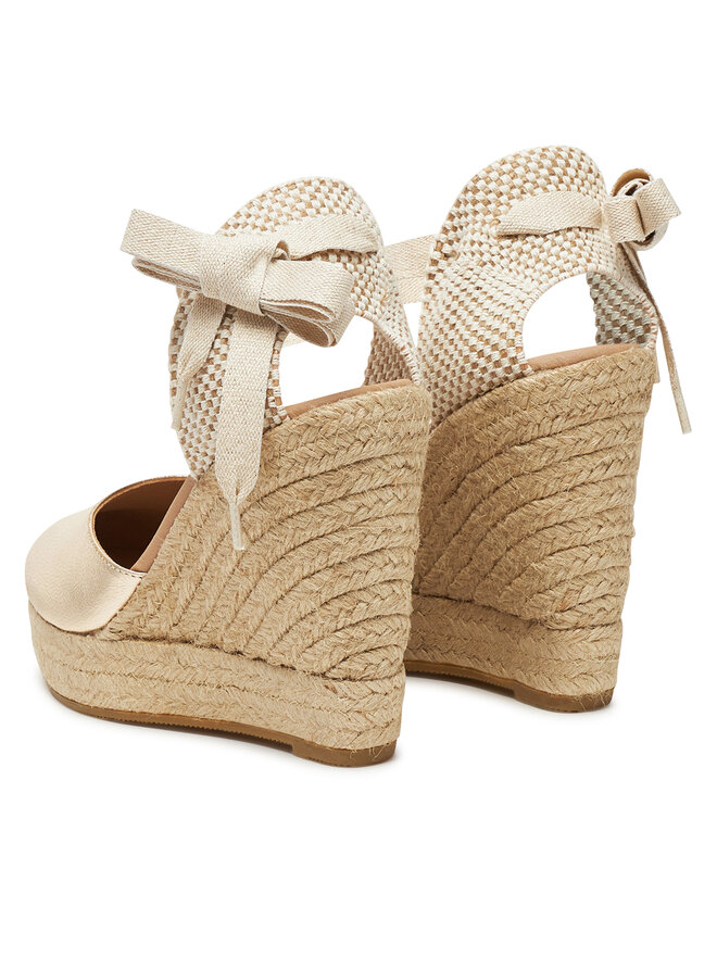 Genuins Espadryle Genuins Darya G105916 Złoty