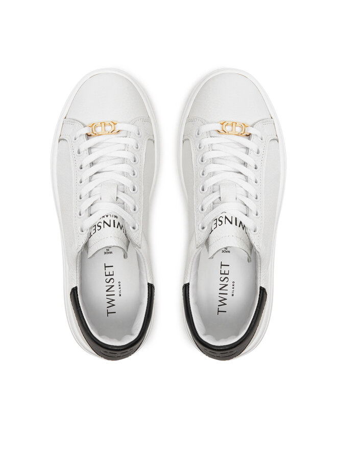 TWINSET Sneakersy TWINSET 242TCP010 Biały
