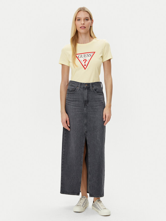 Guess Guess Camiseta W1YI1B I3Z14 Amarillo Regular Fit