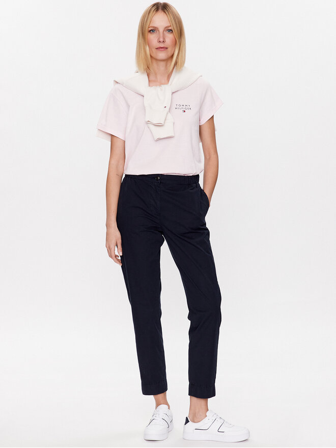 Tommy Hilfiger Tommy Hilfiger T-Shirt UW0UW04525 Rosa Regular Fit