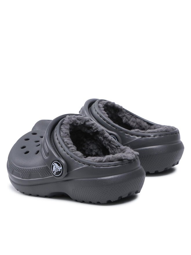Crocs Iešļūcenes Crocs Classic Lined Clog K 203506 Pelēks