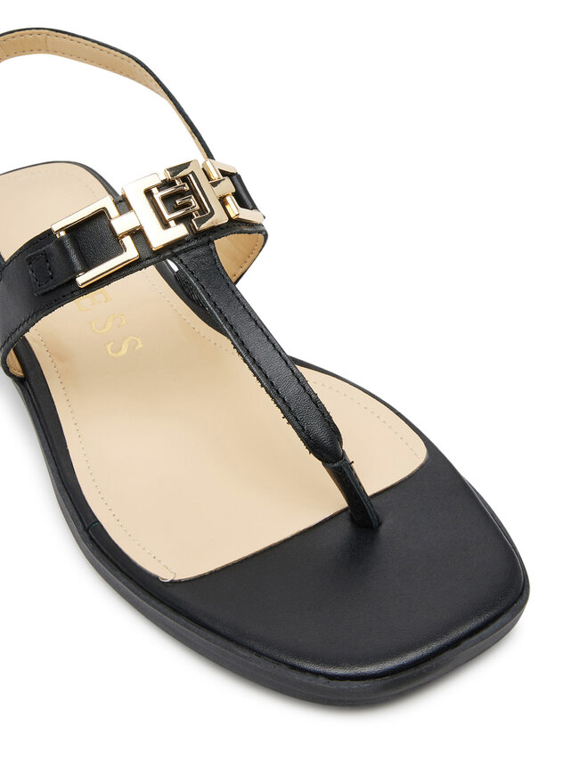Guess Sandały Guess FLJREL LEA21 Czarny