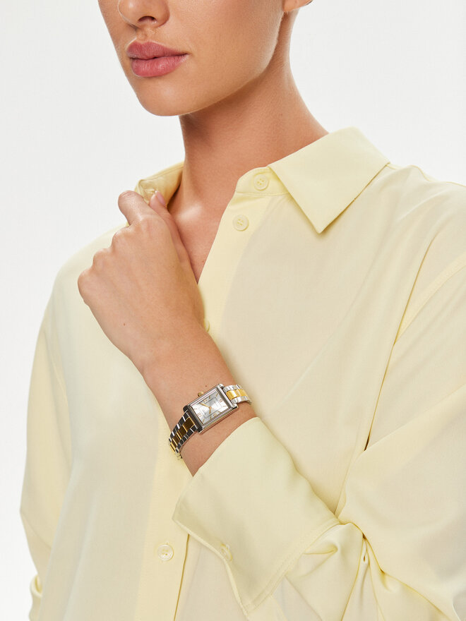 Casio Zegarek Casio LTP-1234PSG-7AEG Srebrny
