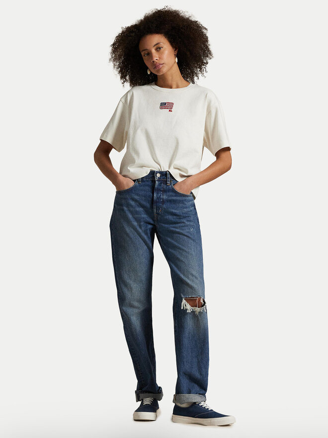 Polo Ralph Lauren Polo Ralph Lauren Camiseta 211973129001 Blanco Relaxed Fit
