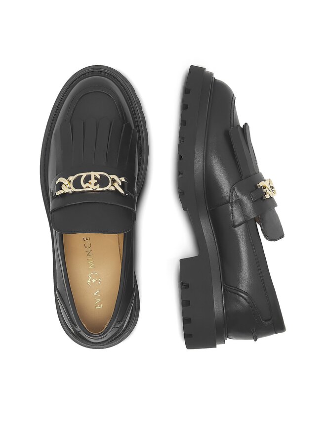 Eva Minge Loafersy Eva Minge ANGE-1018 Czarny