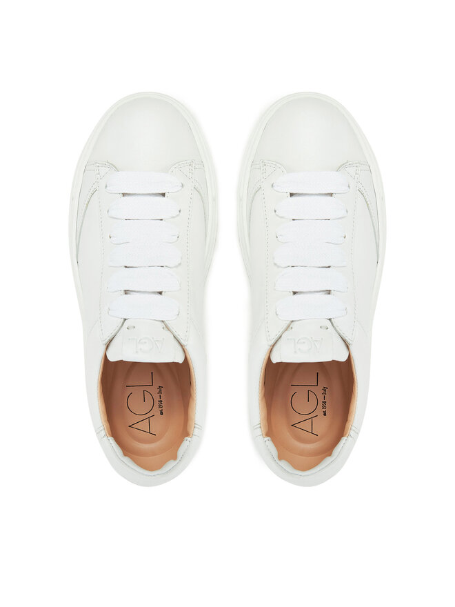 AGL Snīkeri AGL Giuly Lace Up D946001PGKA076A634 Balts