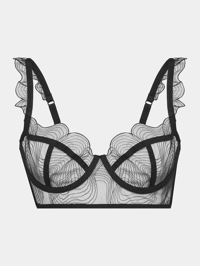 Undress Code Undress Code Melltartó alsó huzallal Bliss 581 Fekete