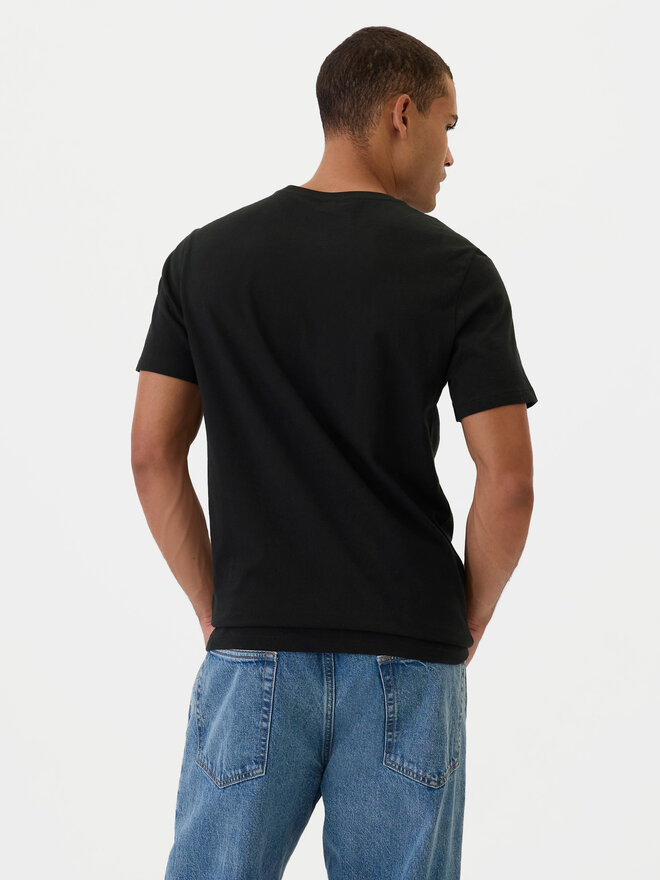 Gap Gap Marškinėliai 502022-02 Juoda Regular Fit