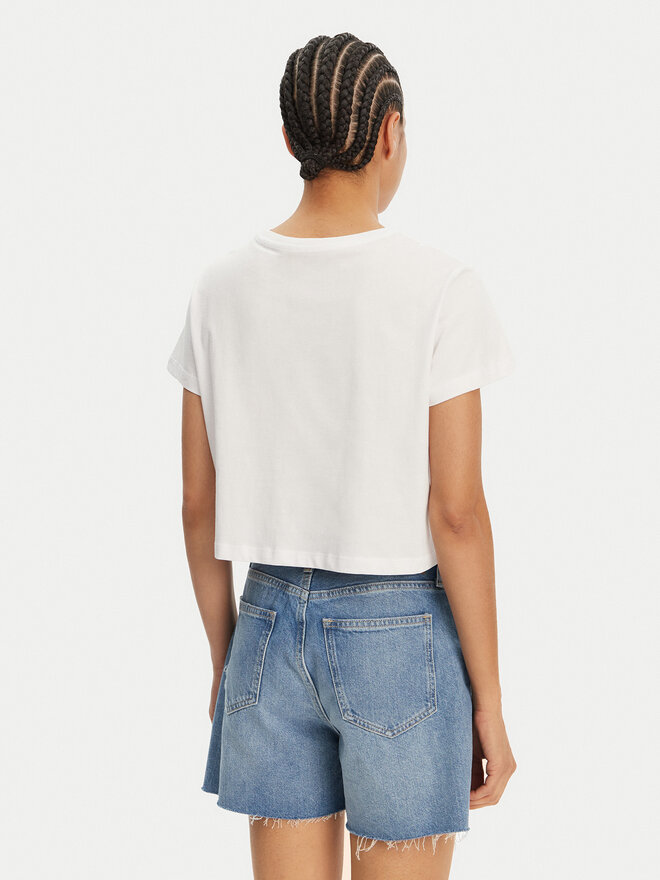 Roxy Roxy T-Shirt ERJZT05921 Weiß Relaxed Fit