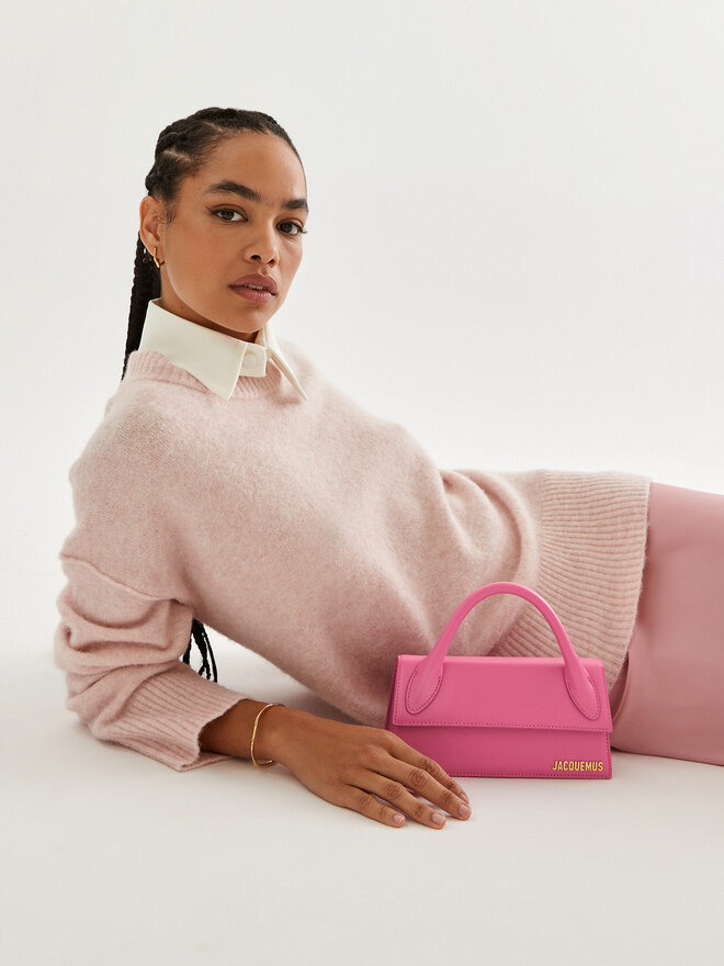 JACQUEMUS Дамска чанта JACQUEMUS Le Chiquito long 213BA004-3060 Розов