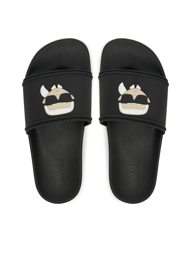 KARL LAGERFELD Papucs KARL LAGERFELD Kondo 2.0 KL80905A Fekete
