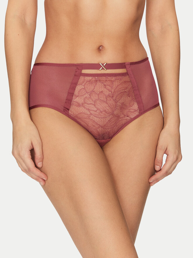 Chantelle X Chantelle X Klassischer Damenslip mit hoher Taille Xquisite C01AC5 Rosa