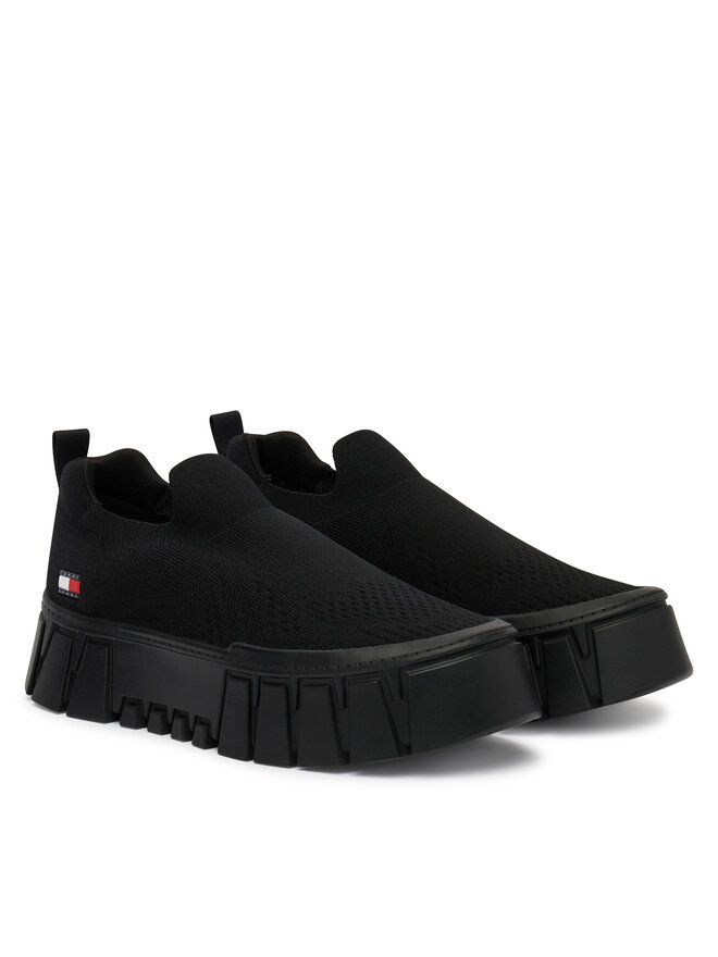 Tommy Jeans Sneakers Tommy Jeans Tjw Chunky Knit Sneaker EN0EN03014 Schwarz
