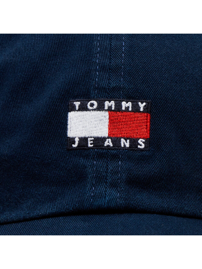 Tommy Jeans Kšiltovka Tommy Jeans Heritage AM0AM12020 Tmavomodrá