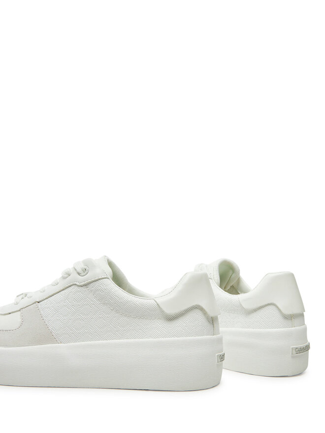 Calvin Klein Сникърси Calvin Klein Vulc Lace Up - Mono HW0HW02293 Бял