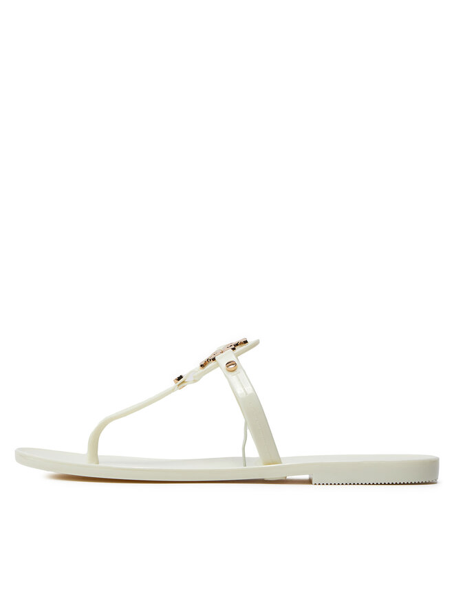 Tory Burch Japonki Tory Burch Mini Miller Flat Thong 51148678 Biały