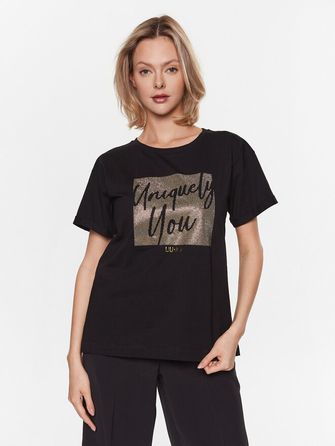Liu Jo Liu Jo T-Shirt WA3277 JS923 Μαύρο Relaxed Fit