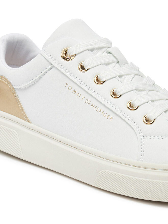 Tommy Hilfiger Sneakers Tommy Hilfiger Low Cut Lace-Up Sneaker TA9-33539-1351 S Alb