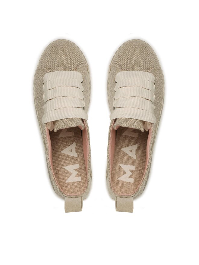 Manebi Espadrilles Manebi Lace-Up Espadrilles O 7.1 E0 Beige