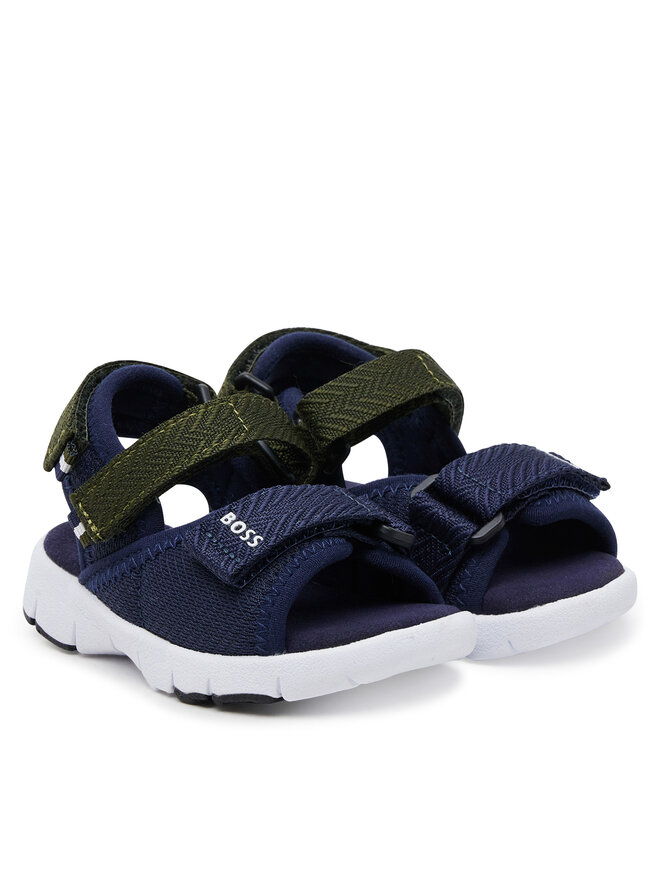 BOSS Sandales BOSS J52159 S Tumši zils