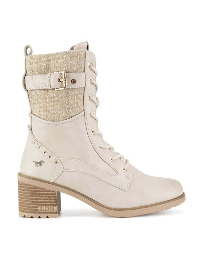 Bottines Mustang 1441 507 243 Blanc chaussures