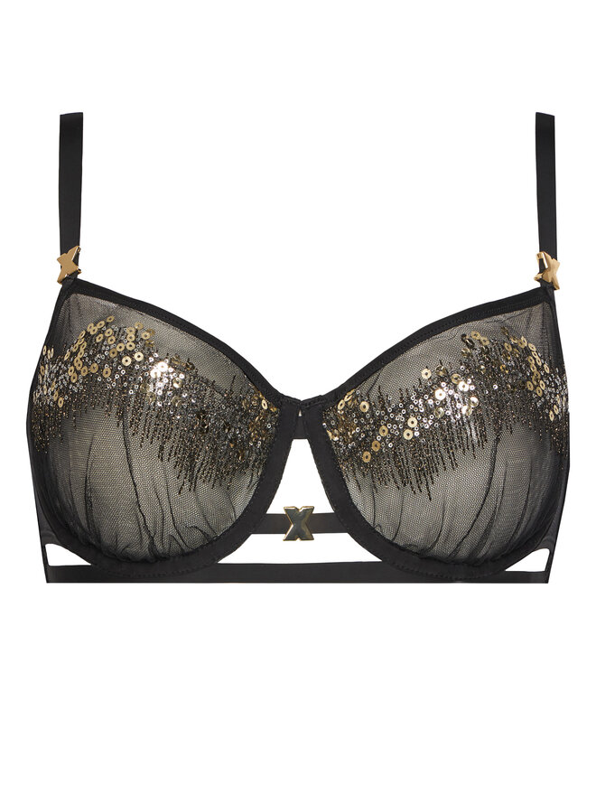 Chantelle X Chantelle X Pusiau dengta (balcony bra) liemenėlė Genesis C01KM5 Juoda