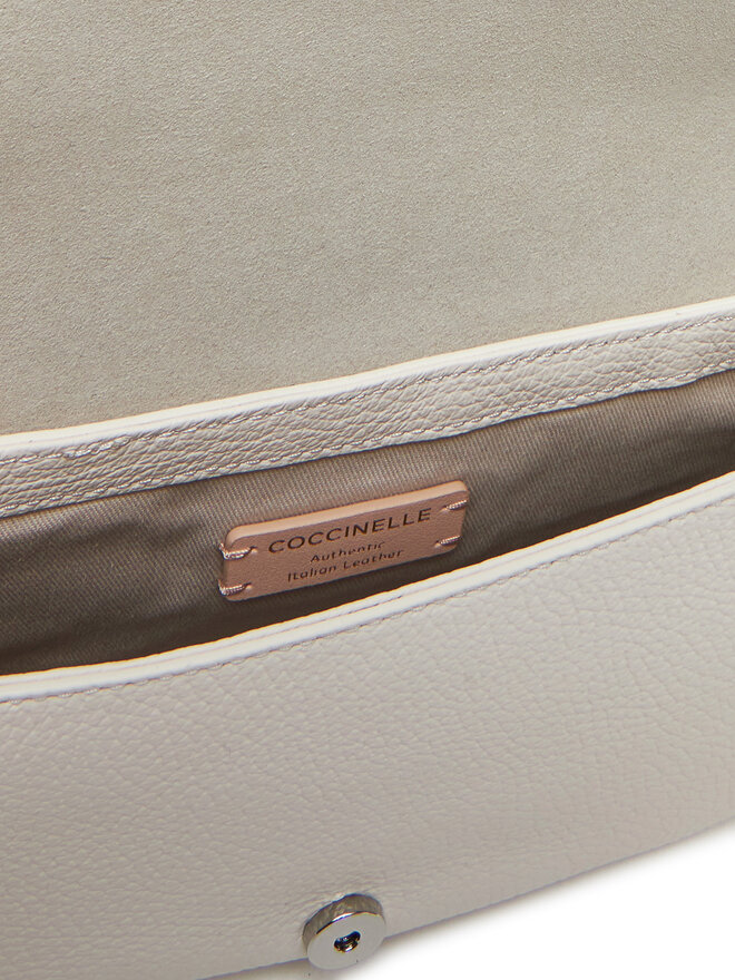 Coccinelle Handtasche Coccinelle QBB Coccinelle Myrtha Maxi Logo E5 QBB 52 01 01 Weiß
