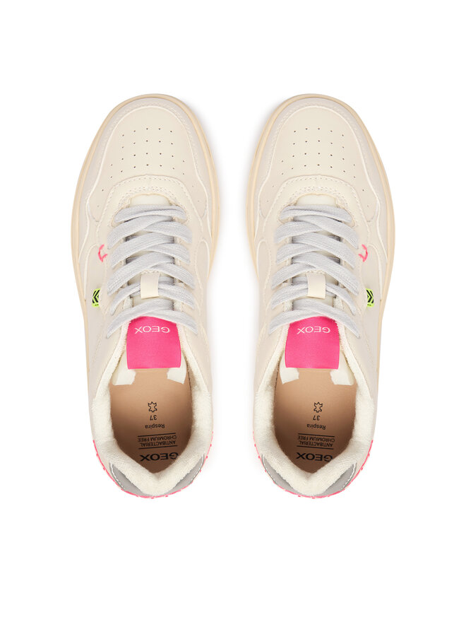 Geox Sneakers Geox J Lestrella Girl J56NLC 000BC C1M1W D Écru