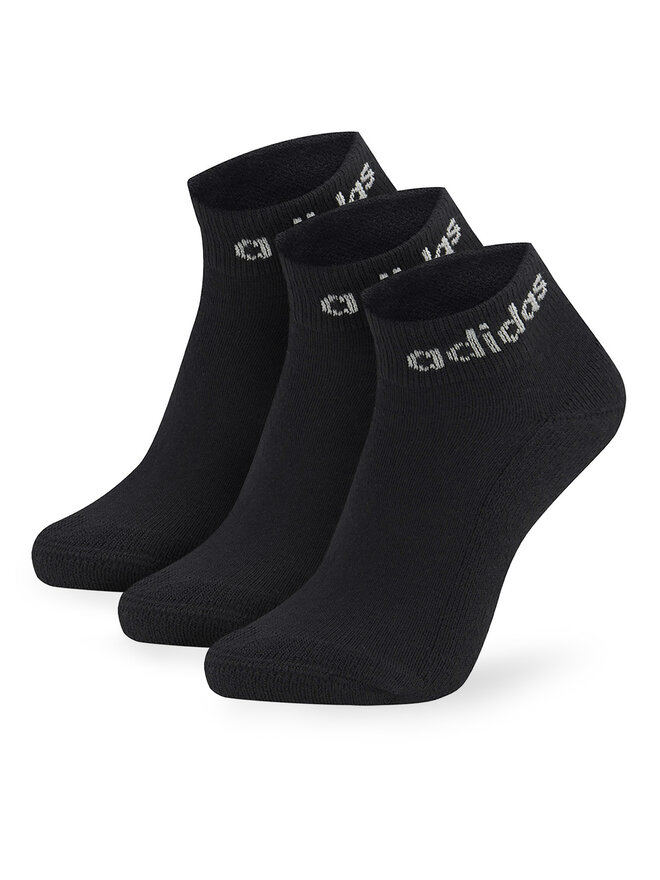 adidas Zestaw 3 par niskich skarpet unisex adidas 3-Pack IC1303 Czarny