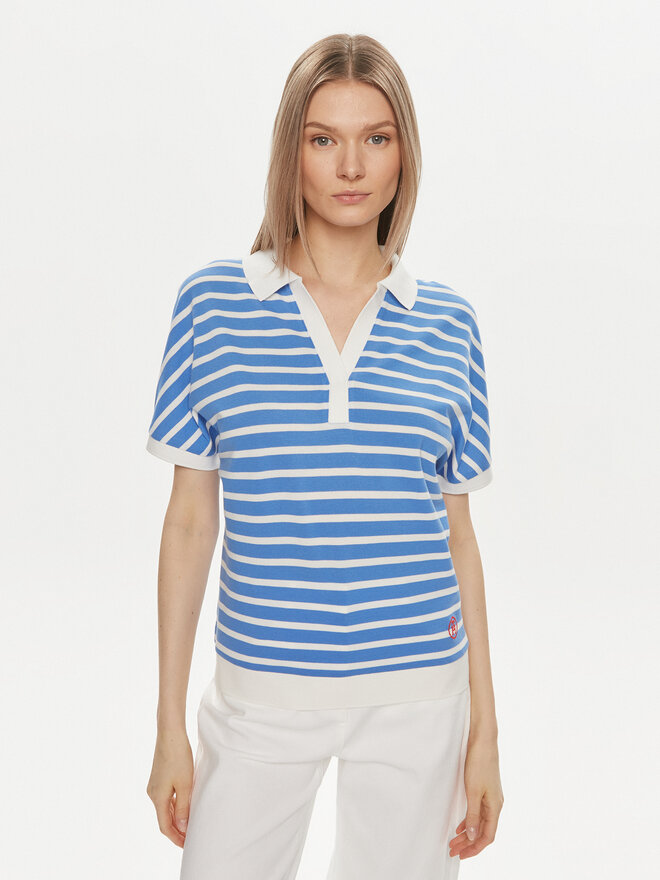 Tommy Hilfiger Tommy Hilfiger Pólóing WW0WW41889 Kék Relaxed Fit