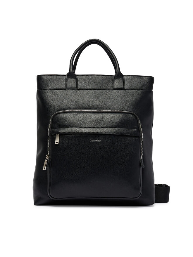 Calvin Klein Handtasche Calvin Klein Raised Tote LV04D3494G Schwarz