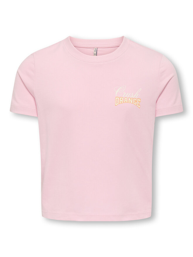 Kids ONLY Kids ONLY Camiseta Annbel 15354276 Rosa Cropped Fit