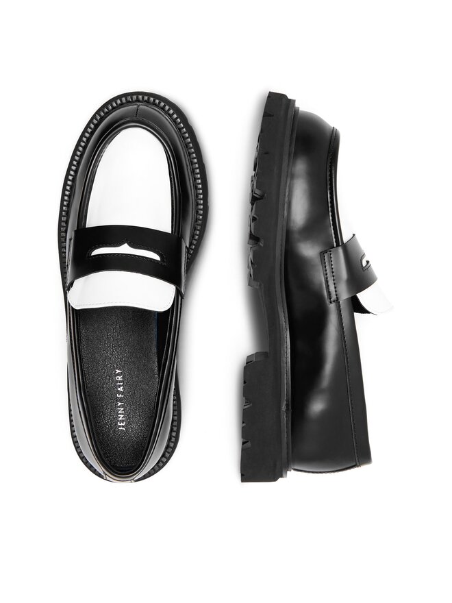 Jenny Fairy Мокасини Jenny Fairy SICILLIA WYL3628-4 Черен