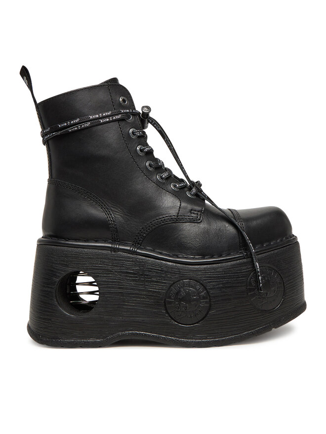 NEW ROCK Черевики NEW ROCK M-MILI083CCT-C18 Чорний