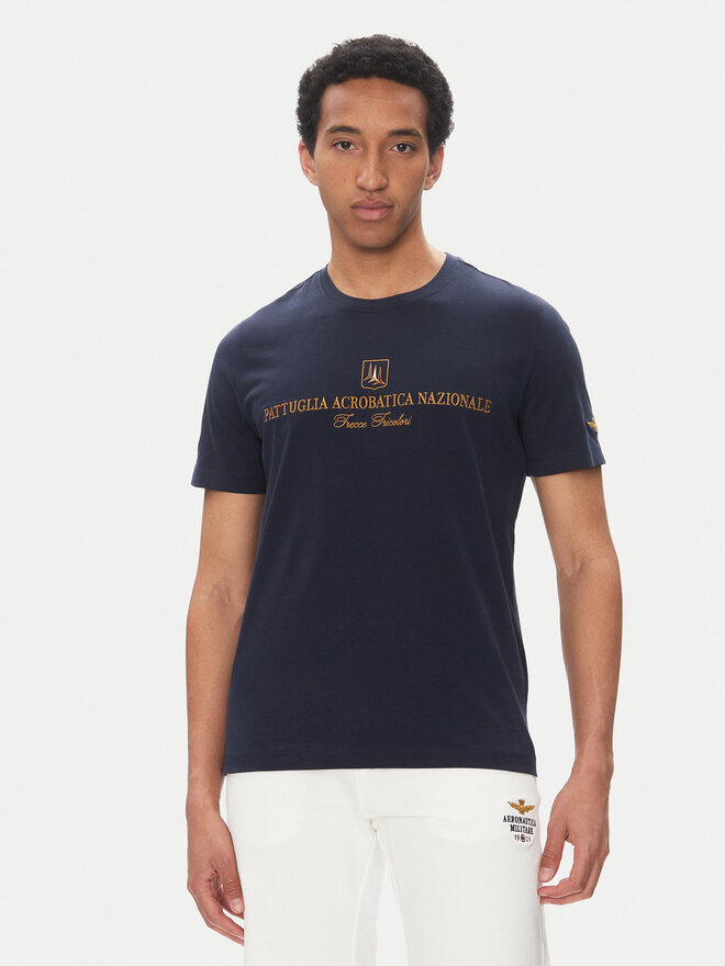 Aeronautica Militare Aeronautica Militare T-Shirt 251TS2410J592 Dunkelblau Regular Fit