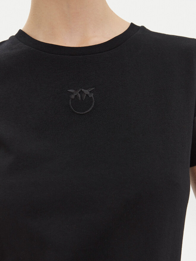 PINKO PINKO T-Shirt Bussolotto 100355 Μαύρο Regular Fit