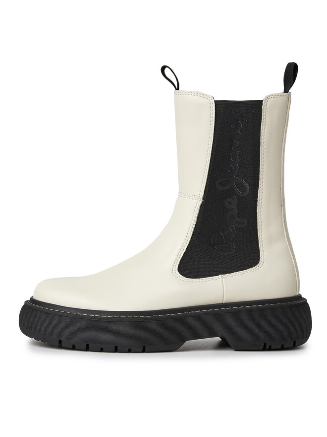 Pepe Jeans Gležnjarji Chelsea Pepe Jeans PLS50504 Écru