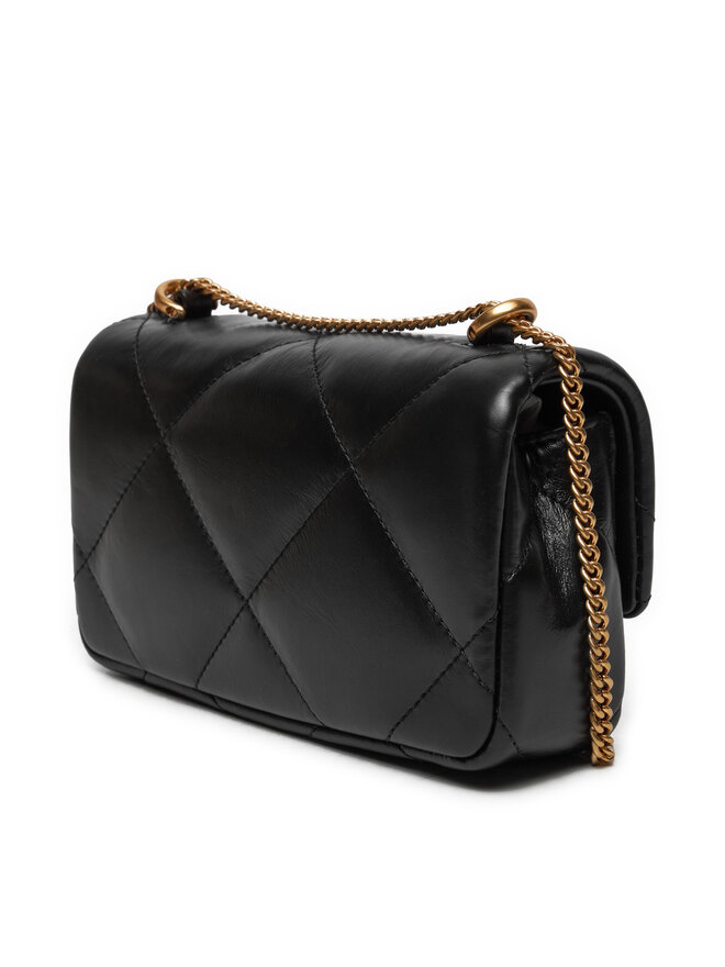 Tory Burch Сумка Tory Burch Mini Kira Diamond Quilt Flap Bag 154710 Чорний