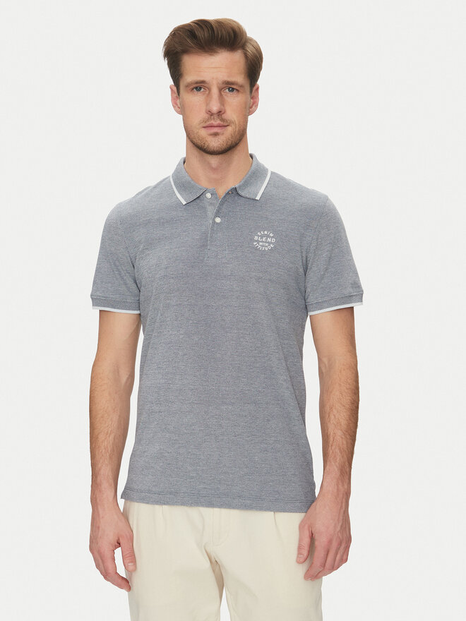 Blend Blend Poloshirt 20708180 Blau Regular Fit